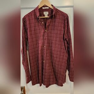 LLBean Wrinkle Free Men's Shirt MT Tall